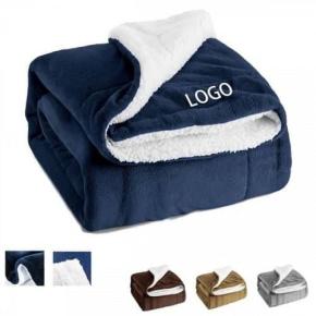 LO0193 Promotional Sherpa Fleece Blanket 